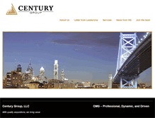 Tablet Screenshot of centurygroup.org