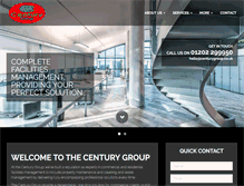 Tablet Screenshot of centurygroup.co.uk